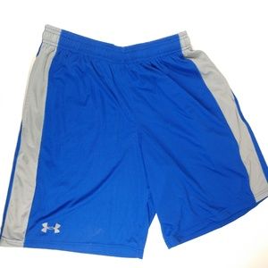 Blue basketball shorts